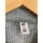 BP. Gray Medium Heather Mock Neck Long Sleeve Crop Top Size‎ Medium NEW Photo 3