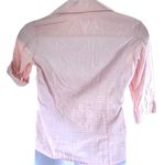 Burberry London Women's L 100% Cotton Pink Plaid Button Down Shirt Size L Photo 1