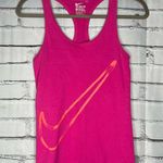 Nike  Ellipse Swoosh Pink & Orange Athletic Tank XS Performance Athleisure Top Photo 0