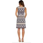 R & M Richards Petite Short Mother Of The Bride Puff Print Boho Dress NWT Size 14 Photo 1