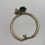 Ann Taylor Costume Gold Tone Charm Bracelet Signed Faux Pearl Rhinestone Enamel Photo 5