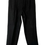 Eddie Bauer Womens Dress Pants Size 10 Black Lined Straight High Rise Wool Rayon Photo 0