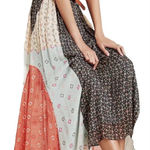 Anthropologie Verb Margot Shimmer Patchwork Peasant Maxi Skirt Festival #GG3-5 Photo 0
