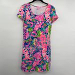 Lilly Pulitzer Dress Rare Tammy Mini Tropical Print Short Sleeve Womens Size XXS Photo 0