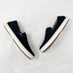 Olukai [] Pehuea Black Textured Embossed Suede Leather Slip On Sneakers Size 6 Photo 6