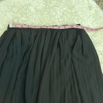 She & Sky  large pleated black maxi skirt Photo 3