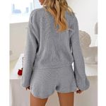 Knit Cardigan Set Gray Size XXL Photo 3