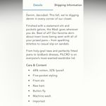 Anthropologie NWT  Petite Pilcro The Madi Slit Front Denim Skirt Sz 10P Photo 5