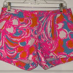 Lilly Pulitzer  Adie Shorely Blue Feeling Tanked Shorts Photo 0