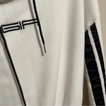 I am gia I.AM.GIA REVOLVE White Logo Striker Hoodie- Size Small Photo 4
