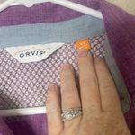 Orvis  xs button down purple fishing athletic shirt breathable back polo Photo 1