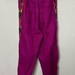 Farm Rio Anthropologie Pink Carrot Pants Beaded Linen m Womens Size S Photo 8