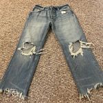 Free People Womens New  We The Free Maggie Straight
Distressed Jean Light Stone Photo 4
