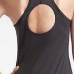 Athleta Black Nitro Semi Fitted Keyhole Tank Top Photo 1