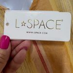 l*space L  Clara Maxi Dress Yellow Gold Stripe Sleeveless Tie Waist XL Boho NWT Photo 9