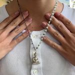 American Vintage Gorgeous Buddha head necklace two toned Photo 0