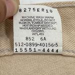 Levi's Vintage 90s Levi’s 550 Relaxed Fit Tapered Leg Ecru Denim High Rise Irregular Photo 3