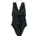 Chelsea28 Swimsuit Womens Large Black One Piece Convertible 4 Way Halter Plunge Photo 6