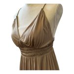 Victoria's Secret VICTORIA’S SECRET | Women’s Long Gold Bodycon Elegant Dress Small Photo 8