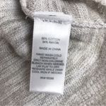 EXPRESS Gray Cold Shoulder Ruffle Sweater Top Lightweight 3/4 Sleeve Size XS New Photo 7