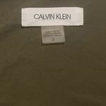 Calvin Klein Olive Green Cinched Body Pullover Dress Size 2 Photo 7
