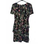 Connected Apparel NEW  Dress Size 8 Medium Floral Tiered Layered Pleated Colorful Photo 1
