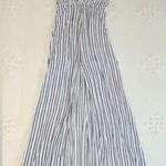 Reformation NWT Vintage  Larkspur Linen Maxi Dress - White Stripe - XS Photo 5