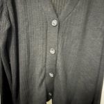 Nasty Gal Charcoal Cardigan Sweater Photo 2