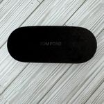 Tom Ford  chocolate brown velvet sunglass eyeglass clamshell hard case Photo 2