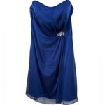 BELSOIE Formal midi dress NWT Blue Size 14 Photo 1