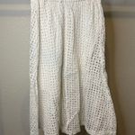 Elle White Eyelet Midi Skirt Photo 2