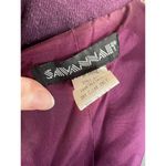 suit blazer swing skirt floral purple pink green Size 6 Photo 12