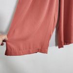 Octavia Terra Cotta Wide Leg Capri Pants Size Small Flowy Pull Photo 5