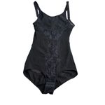 Kathy Ireland  Women’s Size M Mesh Lace Shapewear Bodysuit Black Slimming Evening Photo 4