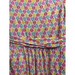 Boden Amelie Print Jersey Dress In Ivory, Palm Tile Size 6 Photo 3