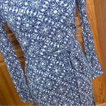 Lulus Mandala Daydream Blue Print V-Neck Long Sleeve Flowy Maxi Dress Size Small Photo 9