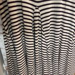 Bordeaux  Purple and Cream Striped A-Line Skirt Photo 2