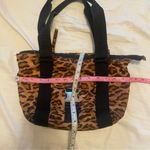 Ralph Lauren  Leopard Print Shoulder Bag Black Strap Zip Closure Photo 9
