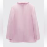 ZARA WOMAN SS23 PINK STRAIGHT CUT BLAZER XL Photo 1