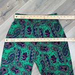 Aerie Paisley Print Harem Jogger Pants Green Pink Blue Small Pull On Elastic Photo 6