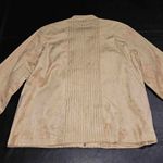 Coldwater Creek NWT  Womens‎ Gold Full Zip Faux Suede Jacket Shirt 1X Photo 1
