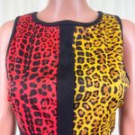 NIKIBIKI NWOT Cheetah Print Color Block Dress Photo 4
