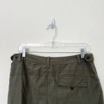 Marmot [] Olive Green Striped Mid Rise Cargo Shorts Outdoor Hiking Cotton Size 8 Photo 4