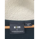 Maeve  Woven Puff-Sleeve Dot Top Ruffles Moss Green Forest Fairy Stretch Size XL Photo 4