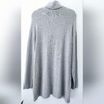 Reformation  Hazel Turtleneck Stretch Newton Gray Mini‎ Sweater Dress Tunic XL Photo 5