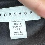 Topshop Twist Front Mini Satin Slip Dress Witchy Dark Feminine Event Photo 3