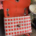 Kate Spade Authentic Straw/Leather Flap turnlock crossbody/Shoulder bag Photo 14