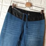 Love Tree NWT Happens faux leather & denim joggers Photo 1
