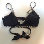 Laundry by Design  Wrap Strappy Bikini Top Leopard Print M Photo 3