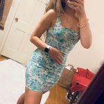 XOXO Vintage Y2K dresses white & blue linen floral dress Photo 0